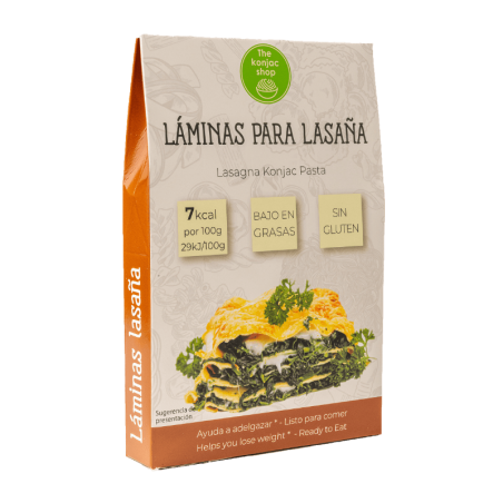 Folhas de Lasanha Konjac