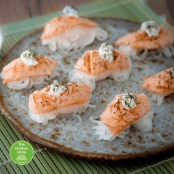 Receta sushi de konjac