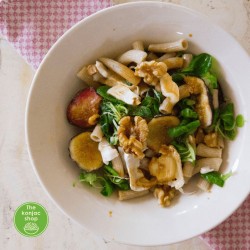 Ensalada de higos con macarrones de konjac