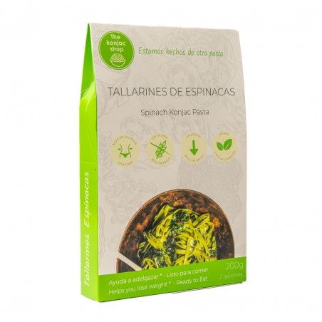 Konjac Spinach Fetuccine