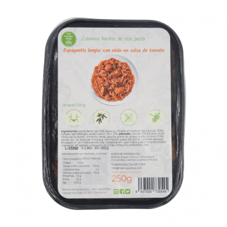 Espaguete konjac com Atum